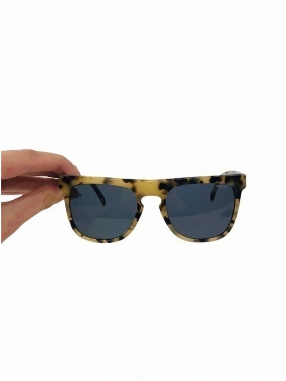 KOMONO Sunglasses Tortoiseshell Flat Brow Ivory Brown Bennet NEW
